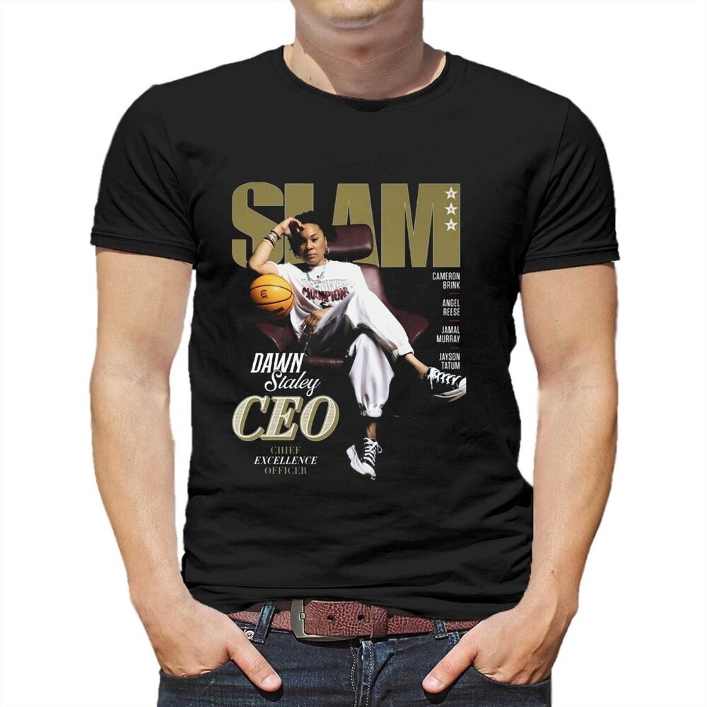 Aja Wilson Dawn Staleys Slam Ceo Chief Excellence Officer Tshirt black